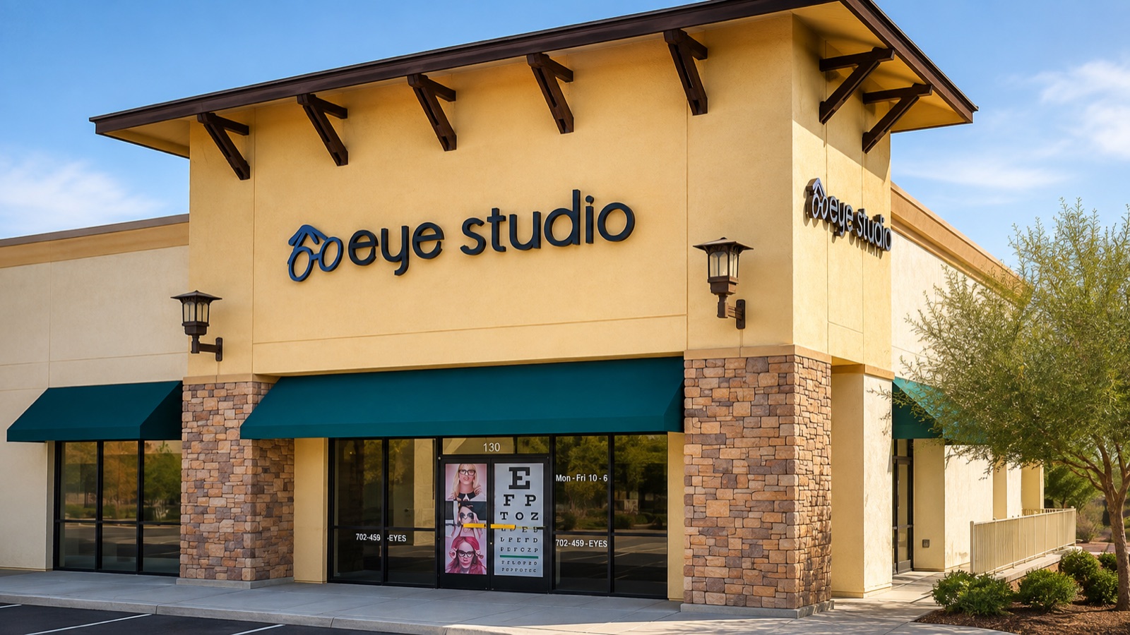 The Eye Studio at Anthem storefront on Bicentennial Parkway
